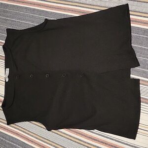 Black Sleeveless Crop Top